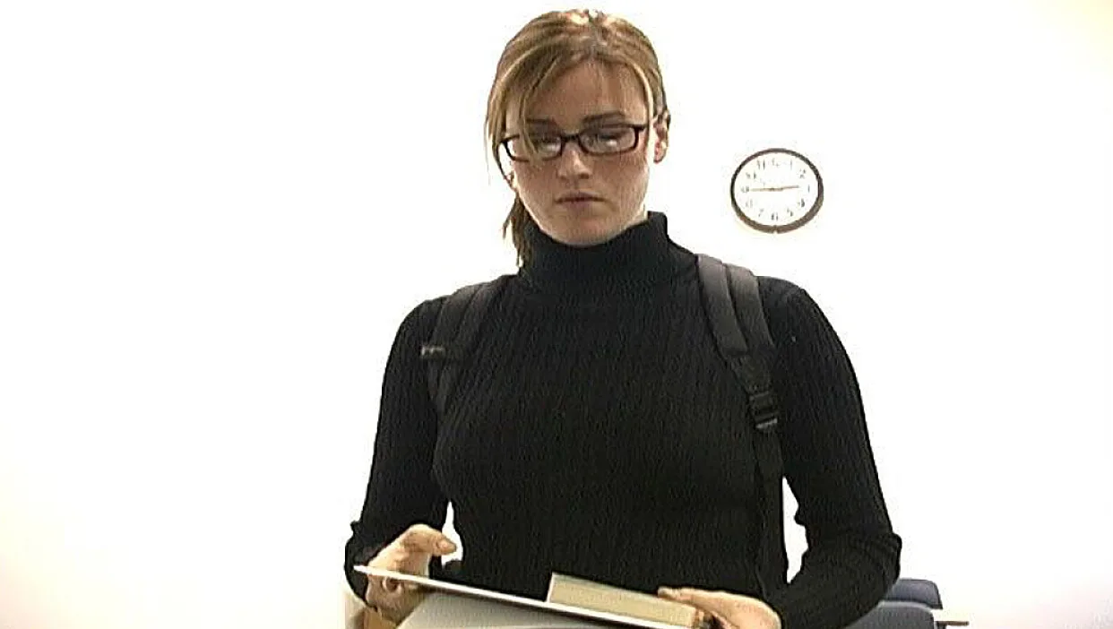 Debra Chaster fucking in the desk with her big ass - Naughty Bookworms